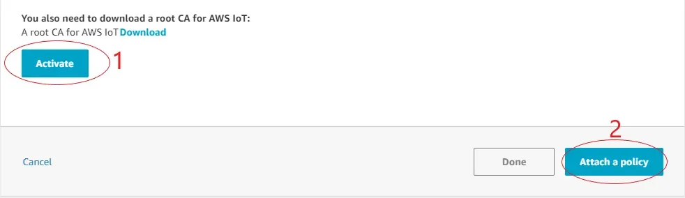 Activate certificates